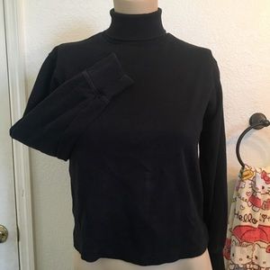 Black turtle neck